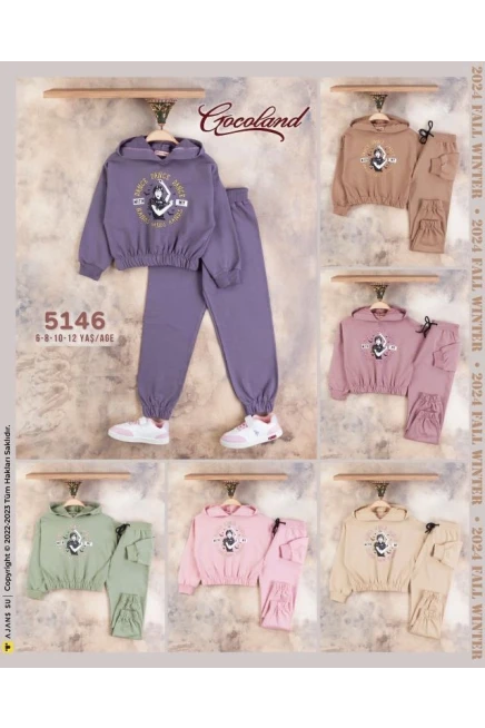 6-12 سنة فتاة بدله رياضيه