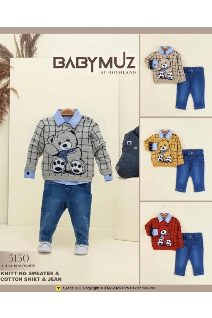 6-18 MONTH Boy PANT SUIT WITH JUMPER