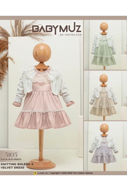 6-18 месяц девочка Кардиган платье