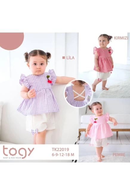 6-18 месяц девочка Футболка шорты костюм