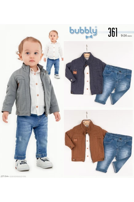6-24 MONTH Boy PANT SUIT WITH CASUAL JACKET