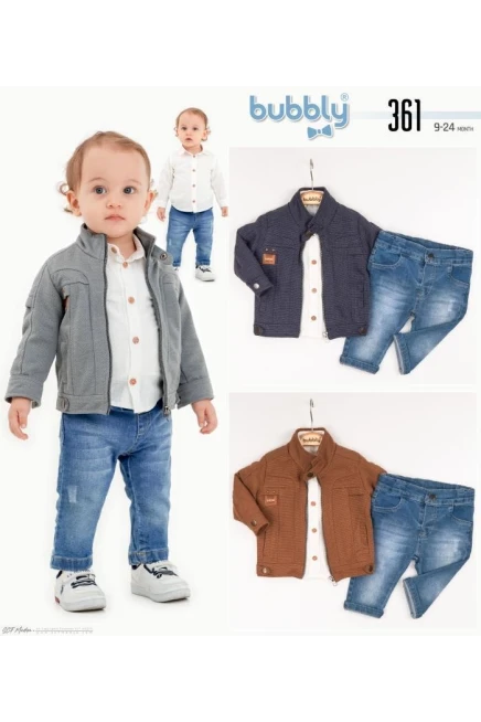 6-24 MONTH Boy PANT SUIT WITH CASUAL JACKET