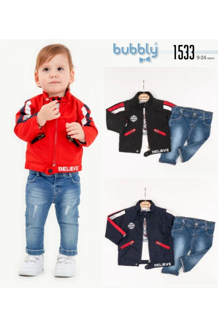 6-24 месяц мальчик Костюм с пиджаком и брюками