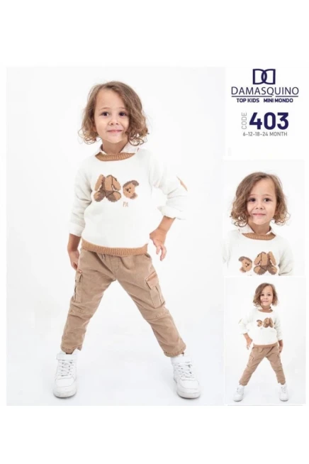 6-24 MONTH Boy PANT SUIT WITH JUMPER