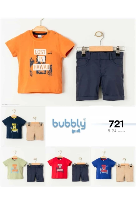 6-24 MONTH Boy SHORTS SET WITH T-SHIRT