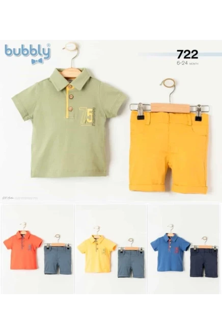 6-24 MONTH Boy SHORTS SET WITH T-SHIRT
