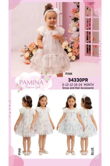 6-24 شهر فتاة فستان