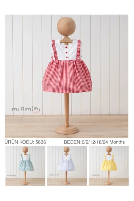 6-24 شهر فتاة فستان