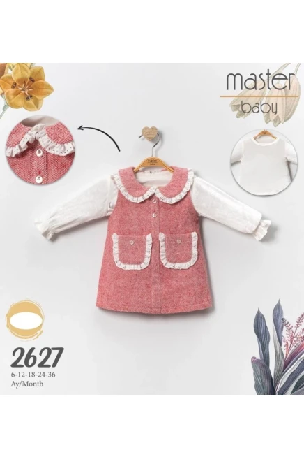 Badili Bebe Yakali  Cepli Elbise