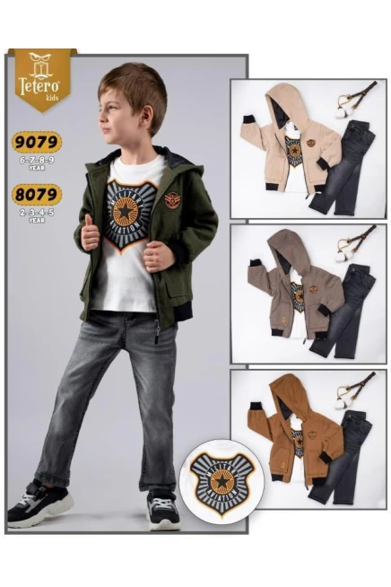 6-9 YEAR Boy PANT SUIT WITH SWEATSHIRT