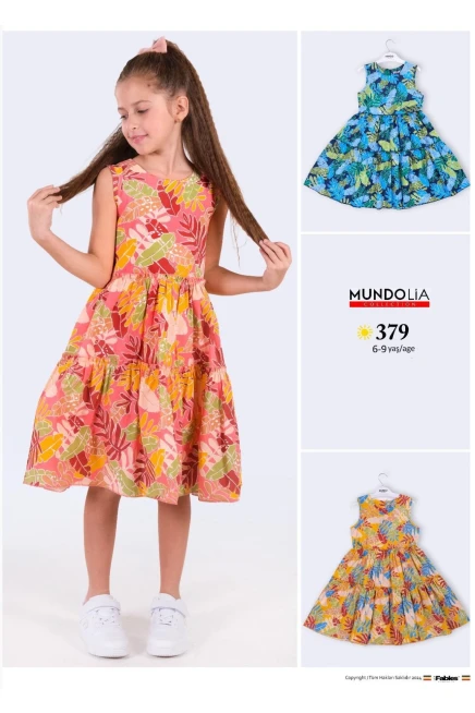 Yaprak Desenli Elbise