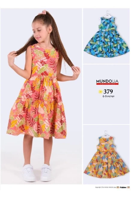 Yaprak Desenli Elbise