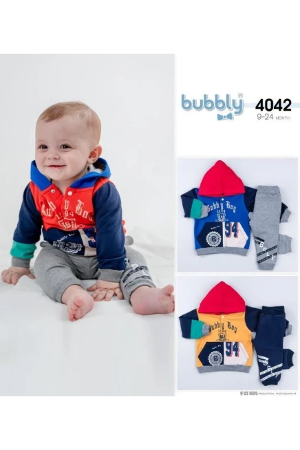 Kapşonlu Sweatshirtlu Eşofman Takim