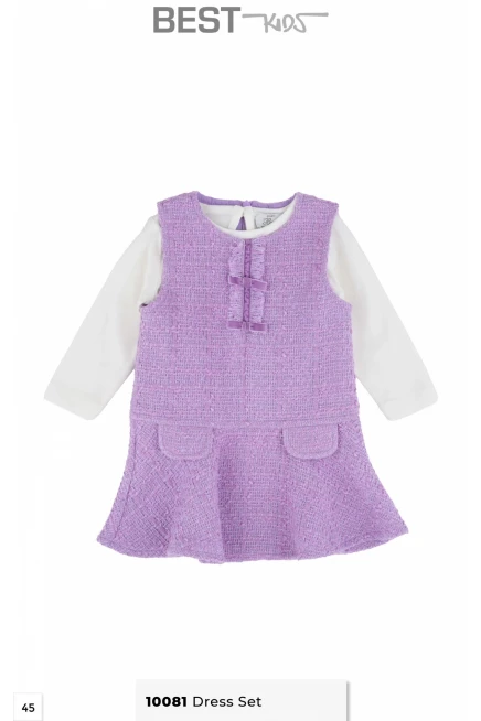 9-24 شهر فتاة  فستان بي بي