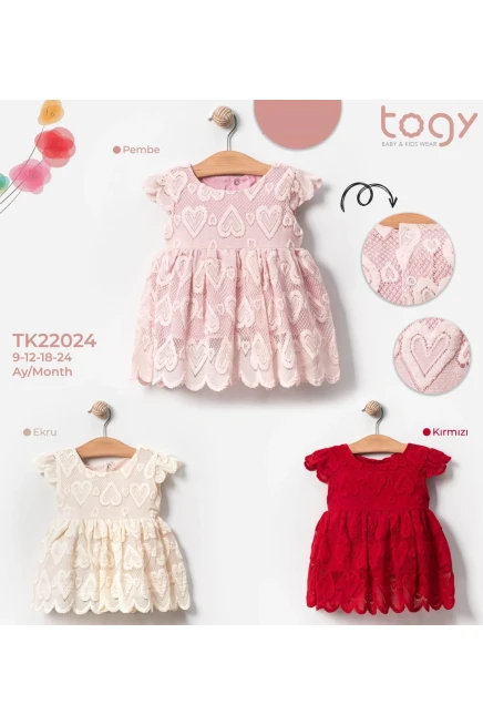 9-24 شهر فتاة فستان