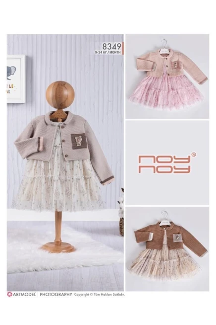 Triko Bolerolu Elbise