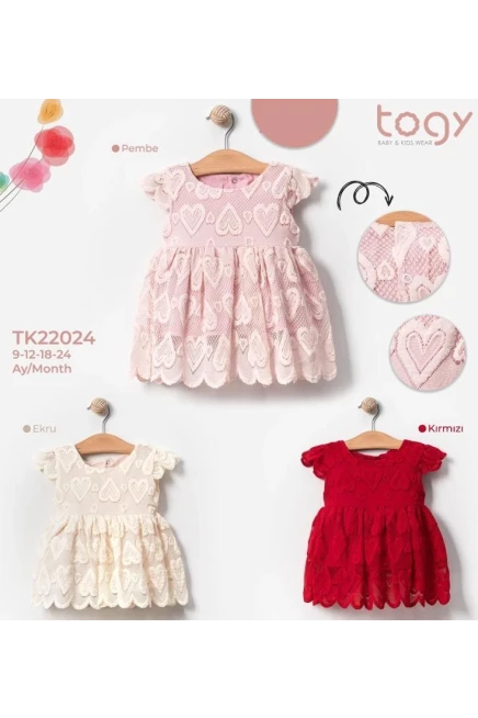 9-24 شهر فتاة فستان