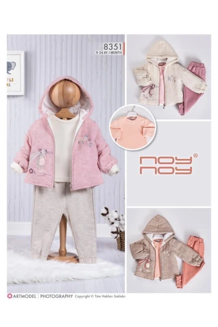 9-24 месяц девочка Куртка брюки костюм