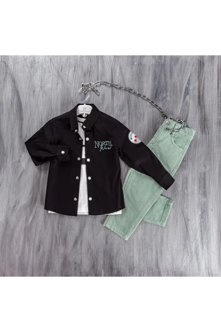 1-4 ГОДА мальчик Футболка рубашка брюки костюм