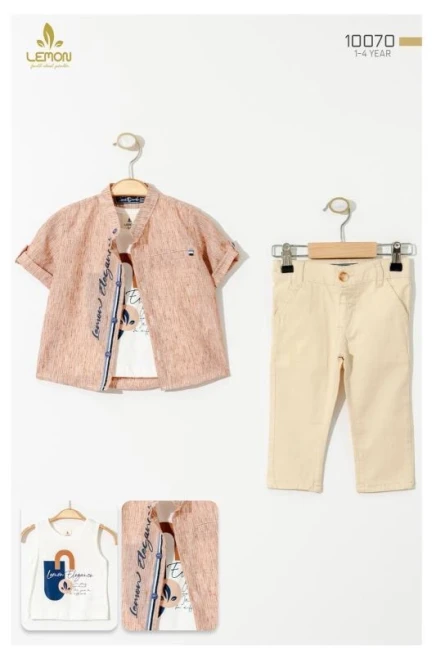 1-4 ГОДА мальчик Рубашка шорты костюм