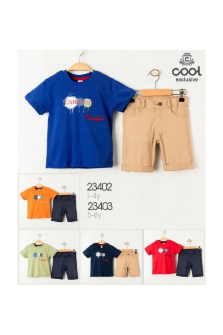 1-4 سنة صبي بدله تيشرت مع شورت