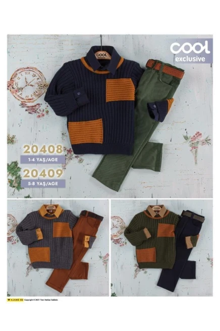 1-4 YEAR TODDLER PANT SUIT WITH JUMPER