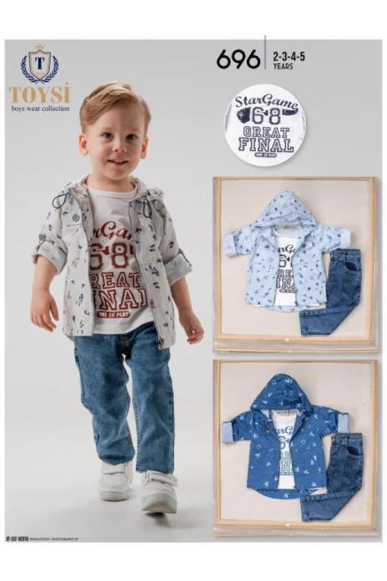 2-5 سنة صبي بدله تيشرت مع سروال