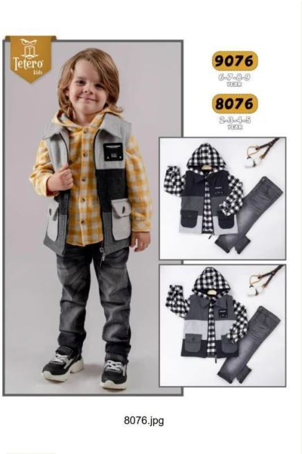 2-5 YEAR Boy PANT SUIT WITH VEST