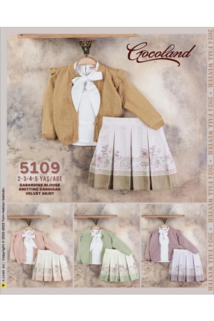 2-5 ГОДА девочка Блузка и юбка костюм