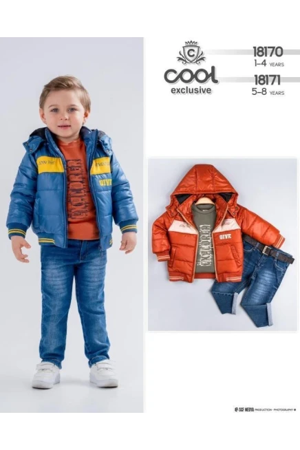 5-8 YEAR Boy PANT SUIT WITH COAT
