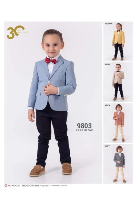 5-8 ГОДА мальчик Костюм с пиджаком и брюками