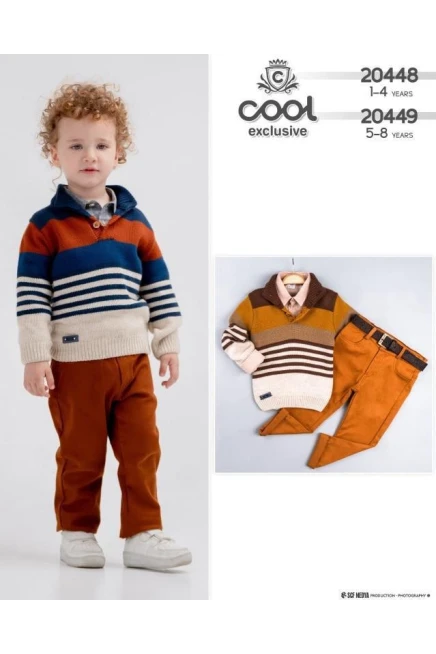 5-8 ГОДА мальчик Свитер брюки костюм