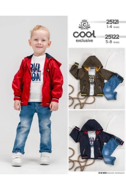 5-8 YEAR Boy PANT SUIT  WITH RAINCOAT