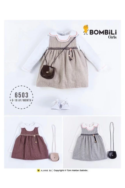 6-18 شهر فتاة  فستان بي بي