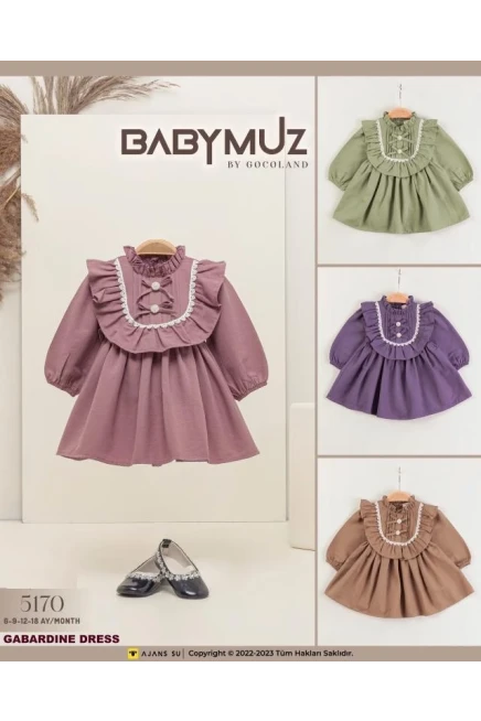 6-18 شهر فتاة فستان