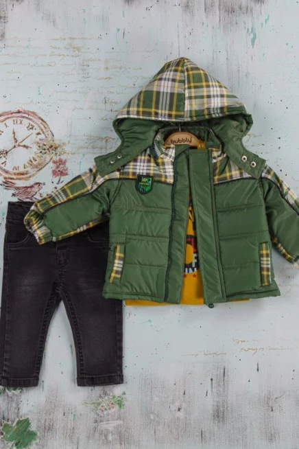 6-24 شهر  قياس أشهر بدله ستره مع سروال