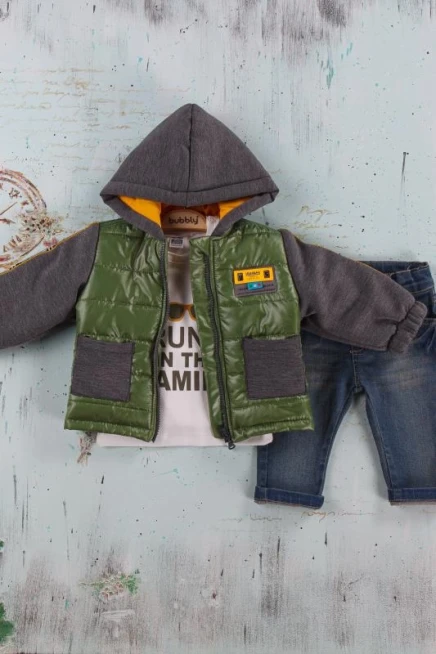 6-24 شهر  قياس أشهر بدله ستره مع سروال