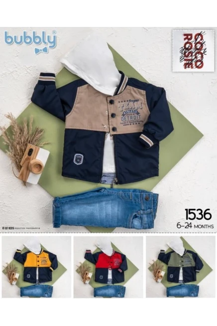 6-24 شهر صبي بدله ستره مع سروال