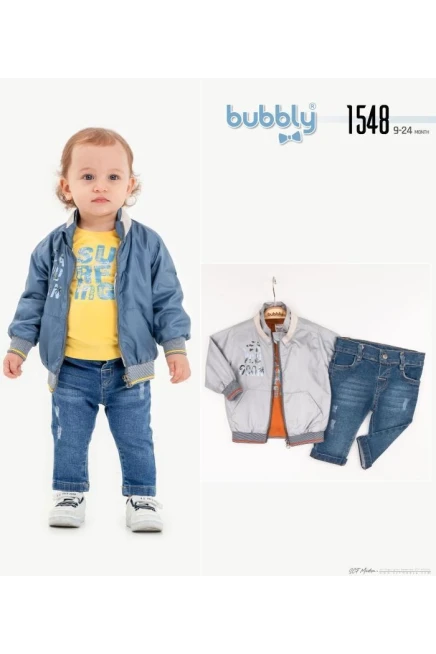 6-24 MONTH Boy PANT SUIT  WITH RAINCOAT
