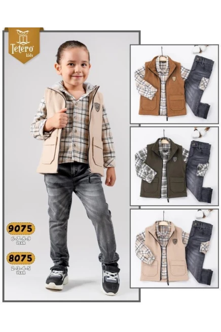 6-9 ГОДА мальчик Жилет брюки костюм