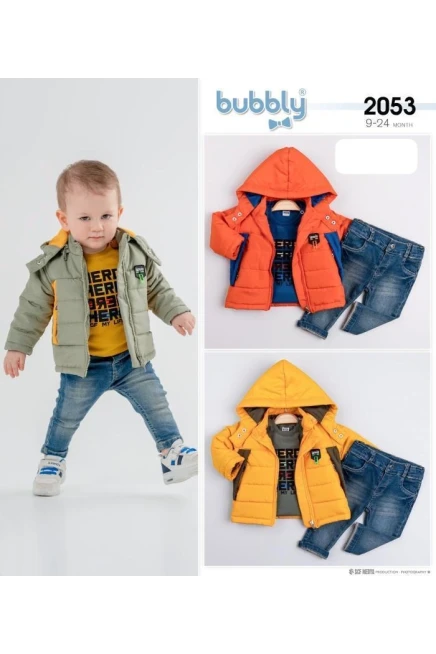 9-24 месяц мальчик Куртка брюки костюм