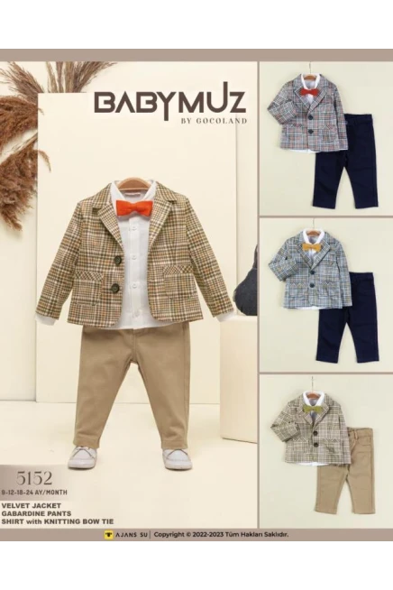 9-24 MONTH Boy PANT SUIT WITH JACKET