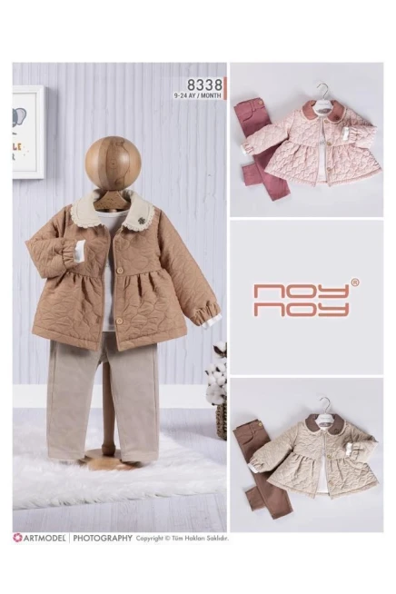 9-24 شهر فتاة بدله ستره مع سروال