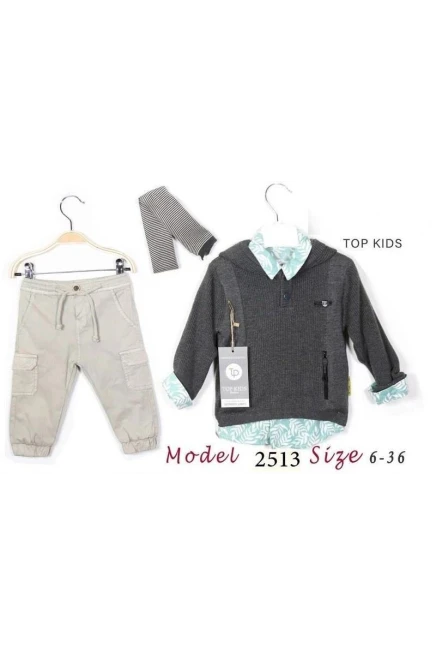 6-36 شهر صبي ستره كارديجان مع سروال