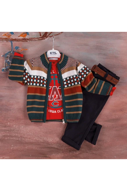 ستره كارديجان مع سروال