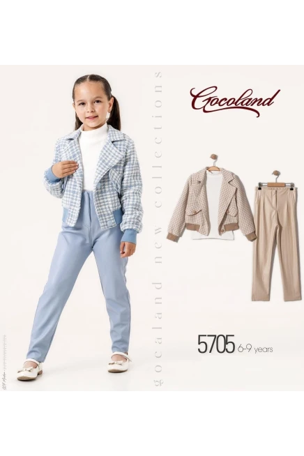 6-9 ГОДА девочка Костюм с пиджаком и брюками