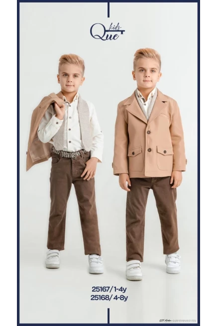 1-4 سنة صبي بدله ستره مع سروال