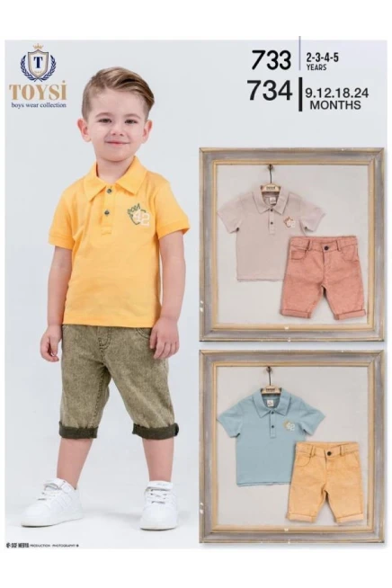 Tişörtlü Şort Takim