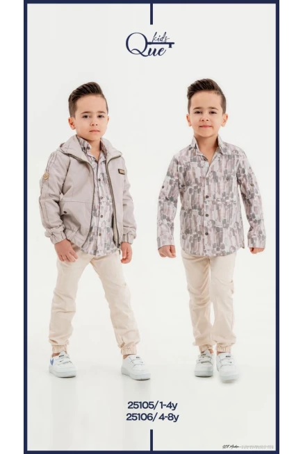 Dijital Gömlekli Mikro Ceketli Pantolon Takim