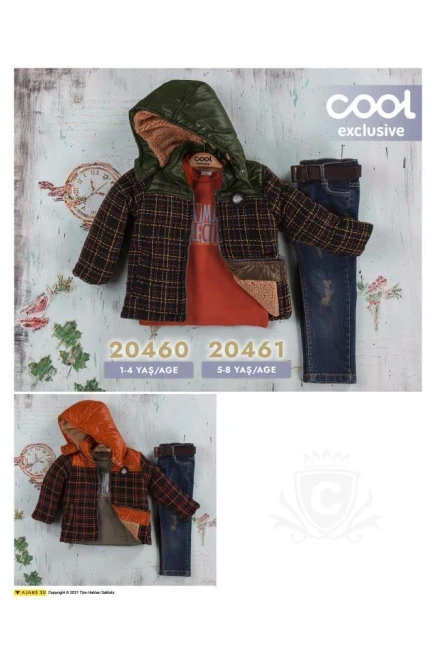 5-8 YEAR Boy PANT SUIT WITH COAT